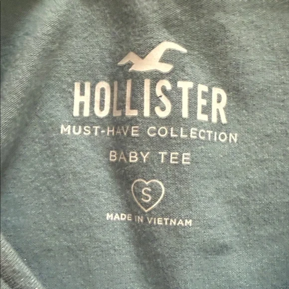 Hollister Long Sleeve Tee in Muted Green๐ฏ - Picture 2 of 5